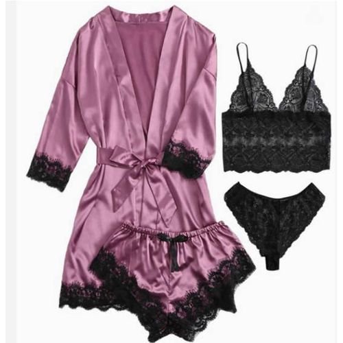 Ensembles de Pyjama pour Femmes Robe de Nuit Fille Vêtements pour Dames